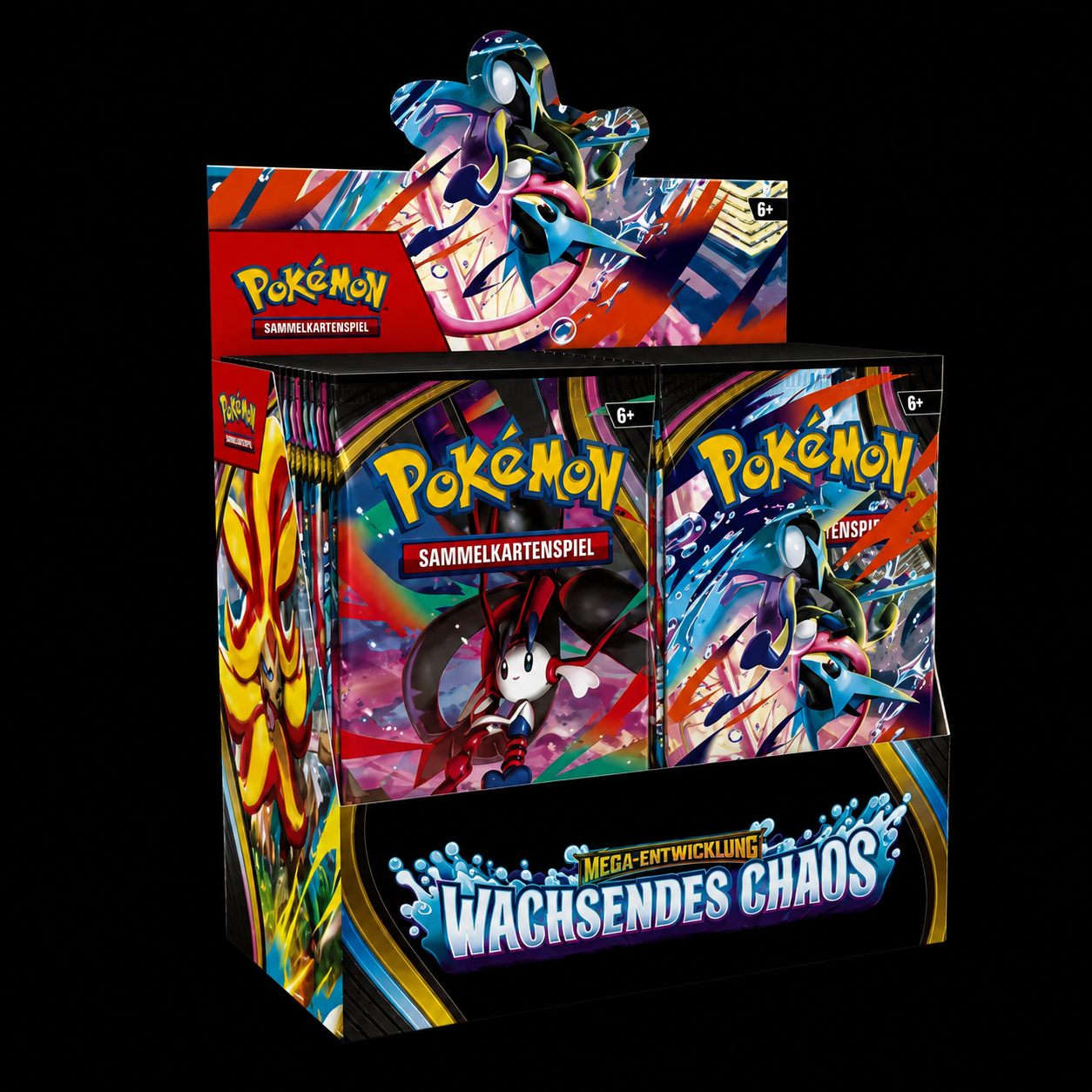 Pokémon Wachsendes Chaos Display - Deutsch