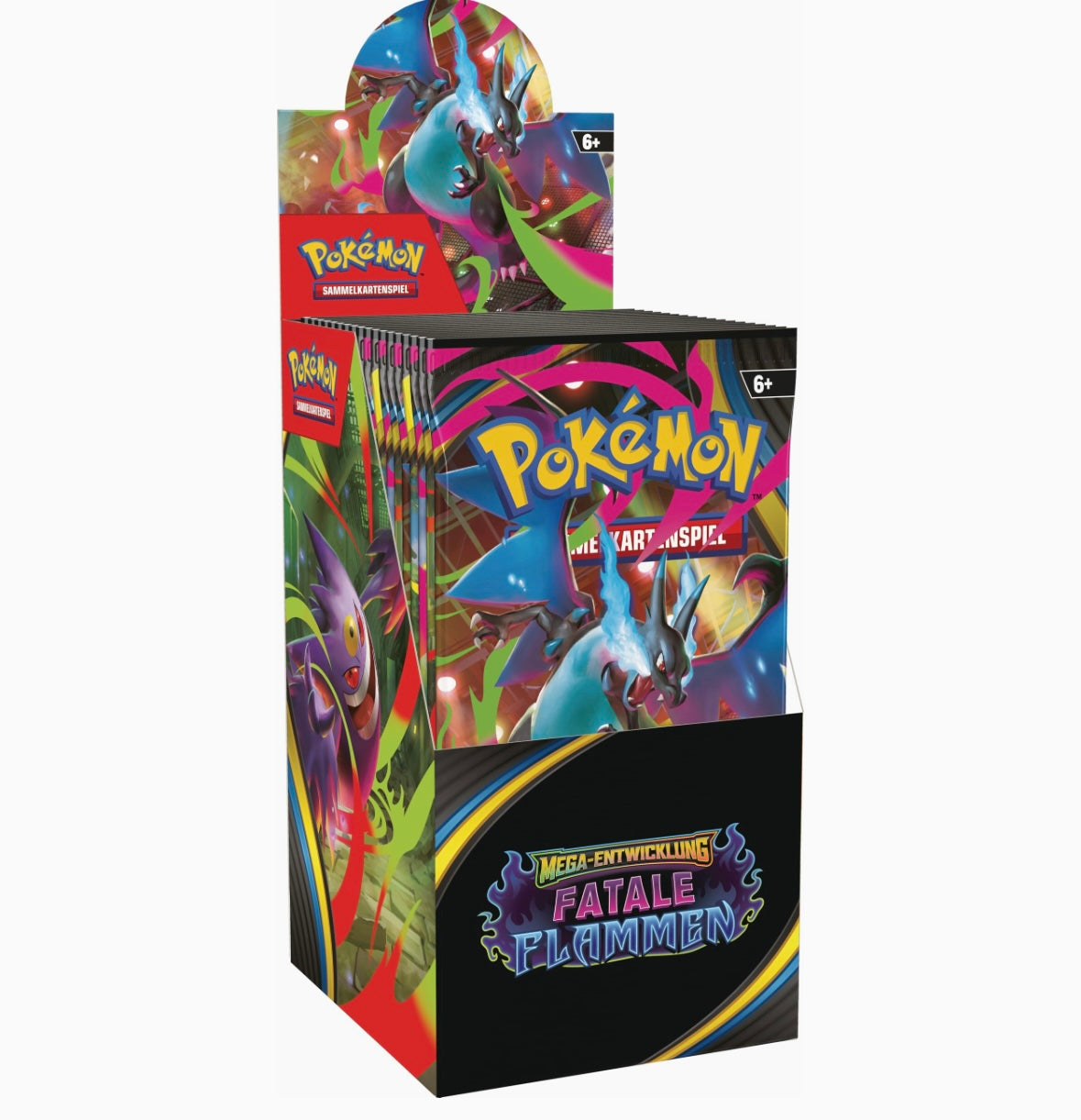 Pokémon Fatale Flammen 18 Display - Deutsch