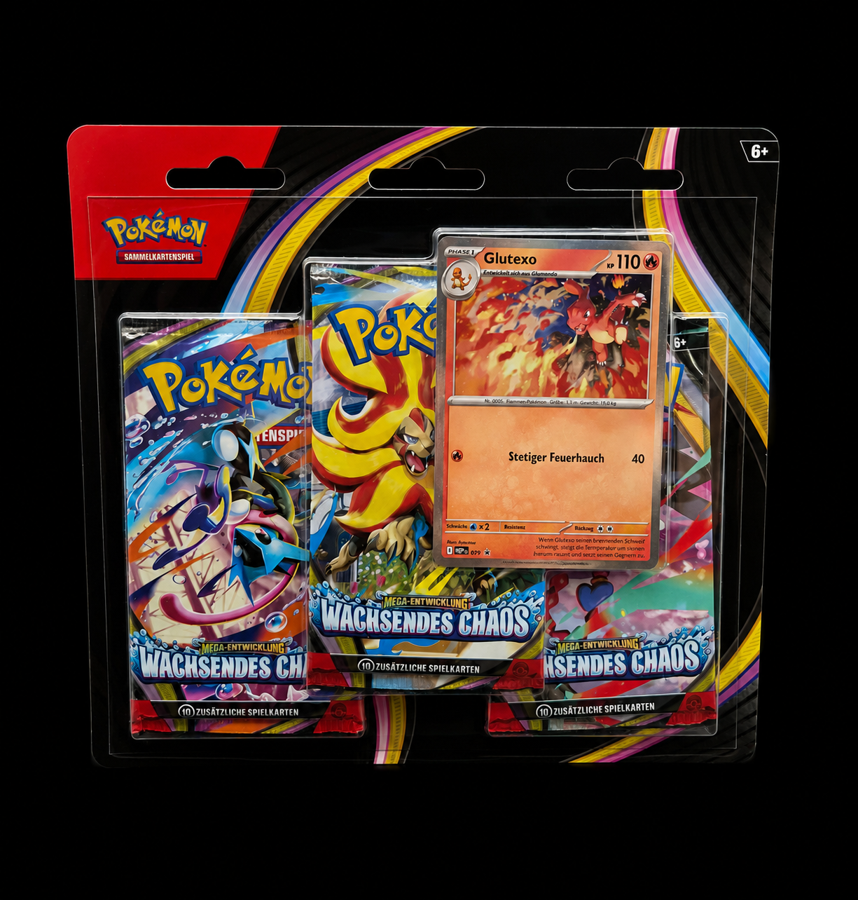 Pokémon Wachsendes Chaos 3er Blister - Deutsch
