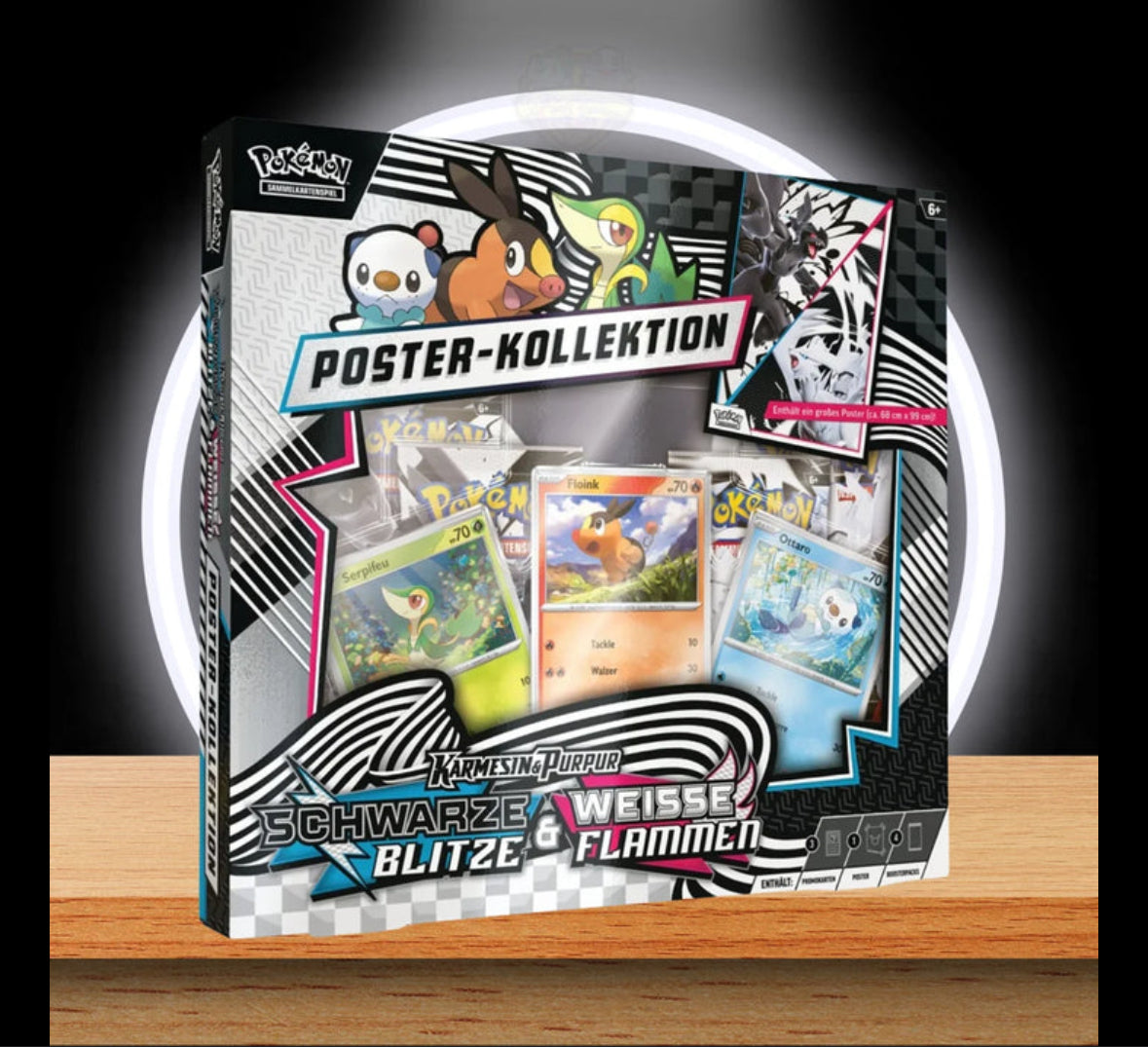 Pokémon Schwarze Blitze & Weiße Flammen Poster Kollektion - Deutsch
