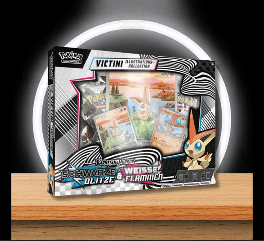 Pokémon Schwarze Blitze & Weisse Flammen Victini Illustrations-Kollektion - Deutsch