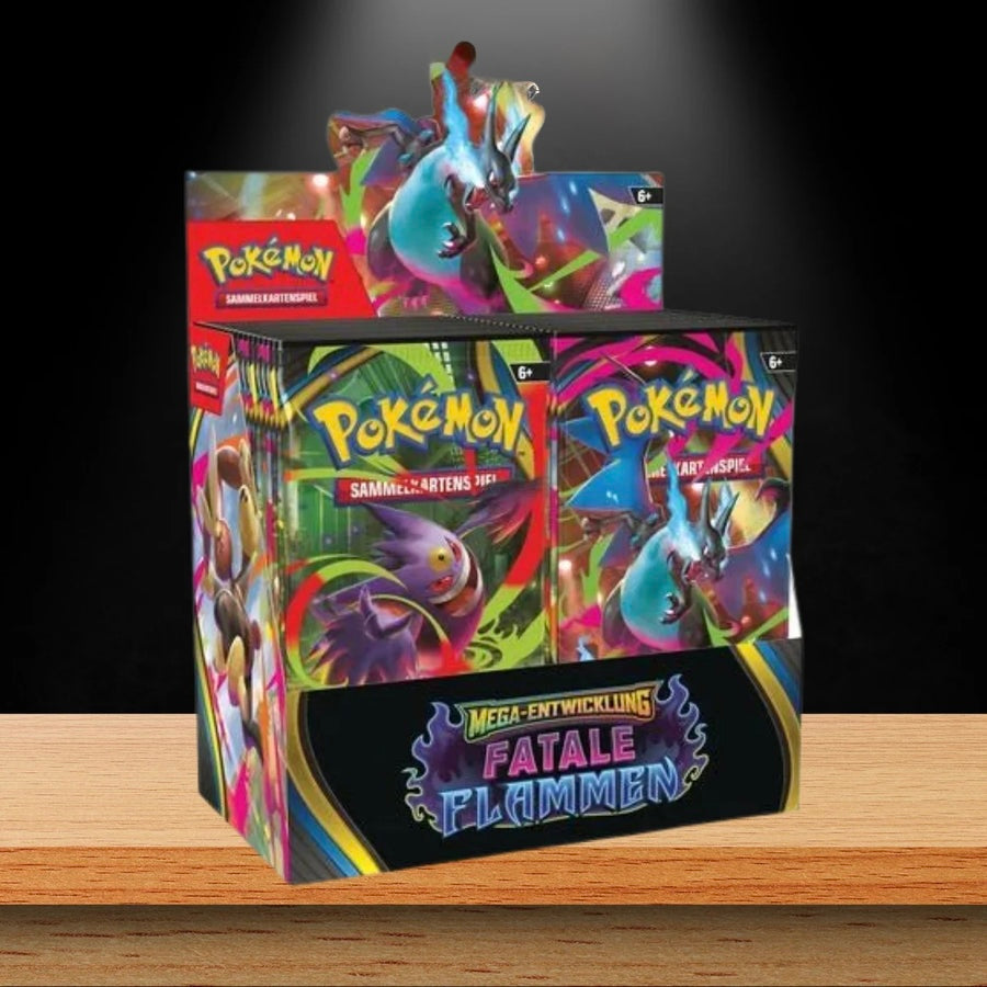Pokémon Fatale Flammen - Display Deutsch