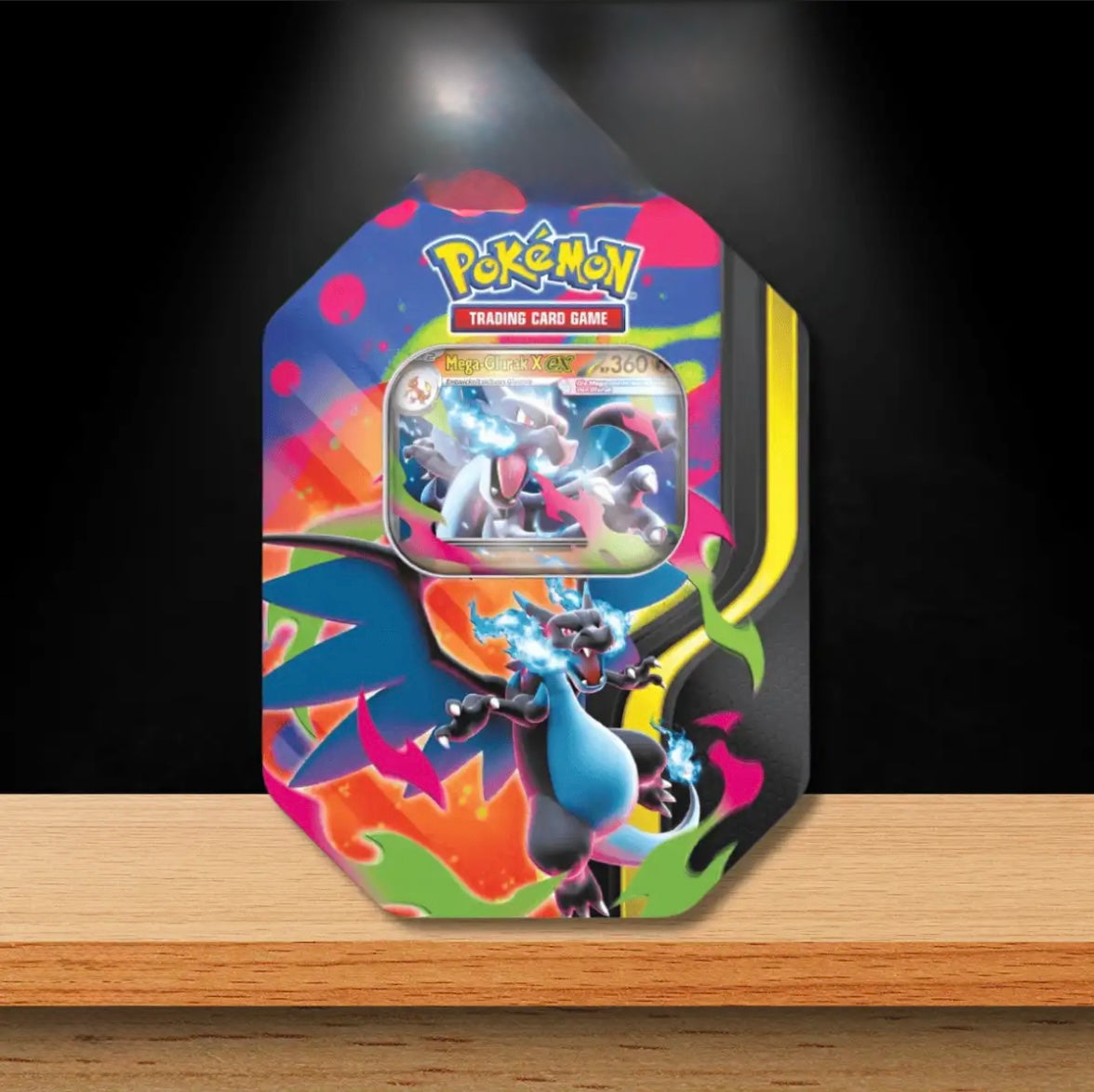 Pokémon Tin Box Mega Glurak X- Englisch